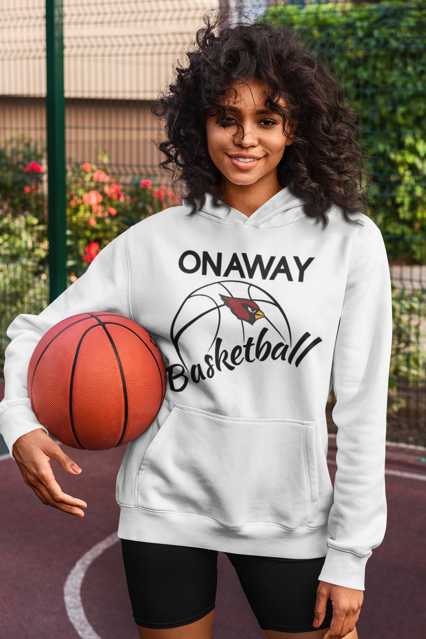 Cardinal Basketball Hoodie